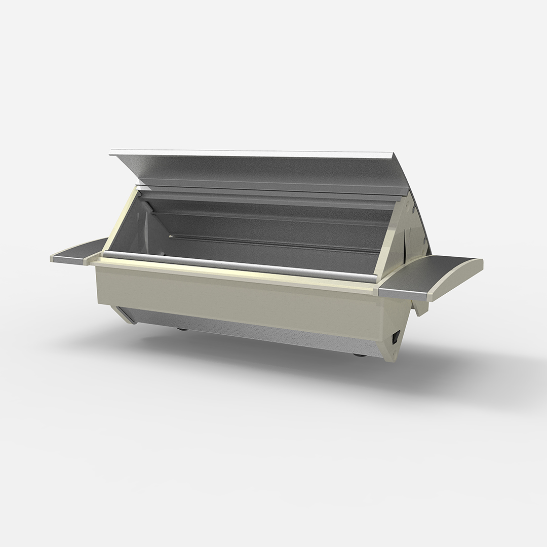 DK10 EN ALUMINIO NATURAL-CUERPO BLANCO