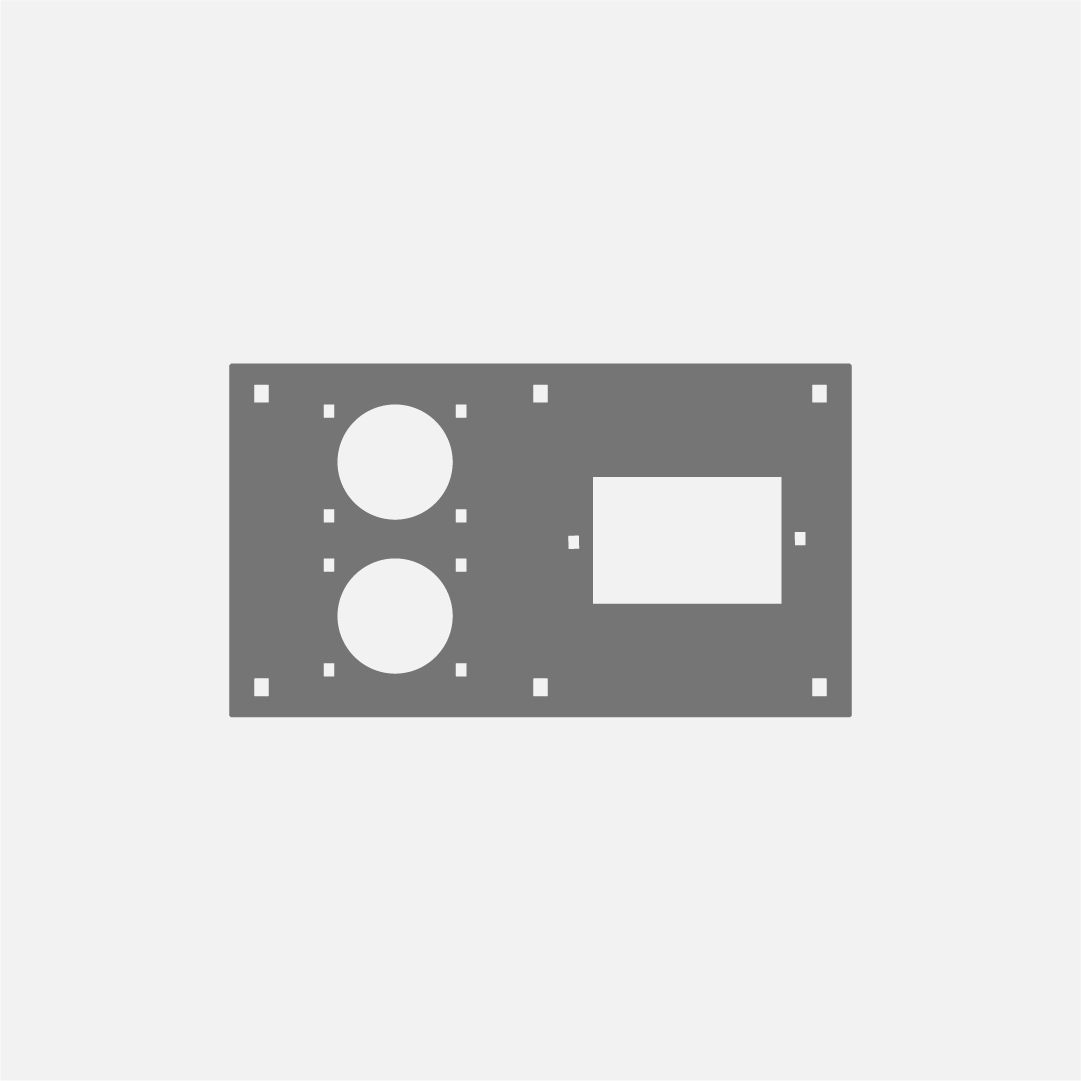 PLACA PORTANTE PARA CBOX IP44