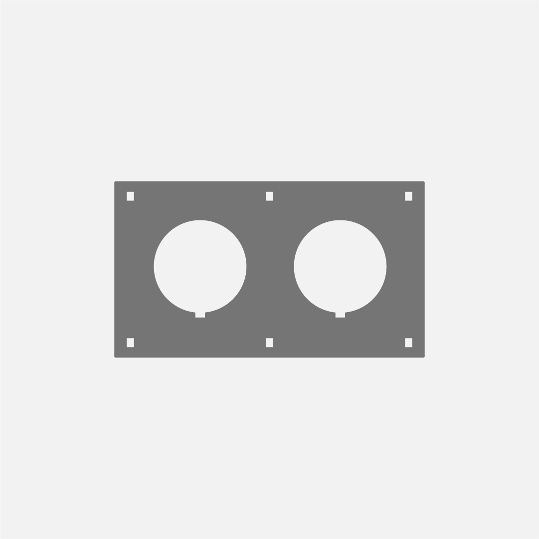 PLACA PORTANTE PARA CBOX IP44