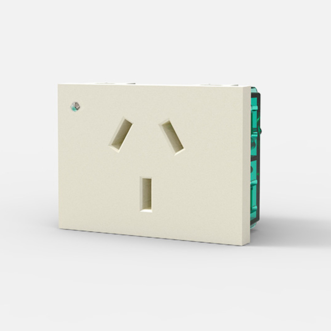 MODULO TOMA C POLO A TIERRA C/NEON TESTIGO TENS B